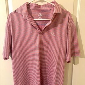 Rhoback Barts Heather Stripe Polo - Size Medium